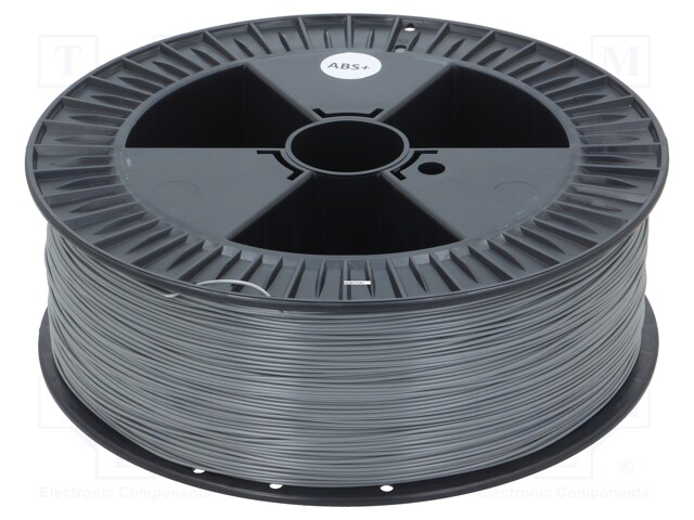 Filament: ABS+; 1.75mm; grey; Printing temp: 230÷240°C; 2kg