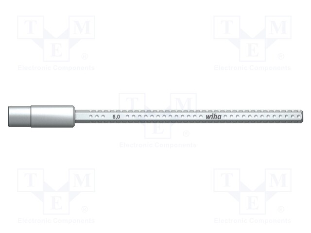 Key; hex socket,socket spanner; HEX 6mm; hexagonal 6mm; hardened