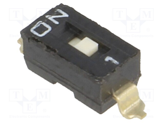 Switch: DIP-SWITCH; Poles number: 1; ON-OFF; 0.025A/24VDC; Pos: 2