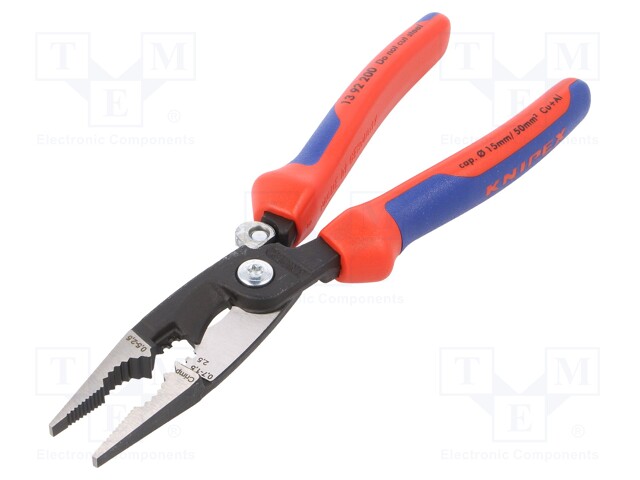 Pliers; for gripping and cutting,universal; 200mm