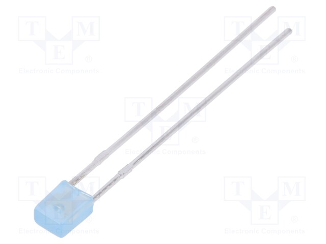 LED; rectangular; 3.2x2x4.15mm; blue; 160÷270mcd; 130°; Front: flat