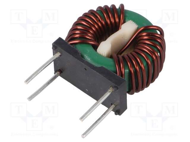 Inductor: wire; THT; 1mH; 18A; 4mΩ; 230VAC; 12.7x15mm; -20÷+50%