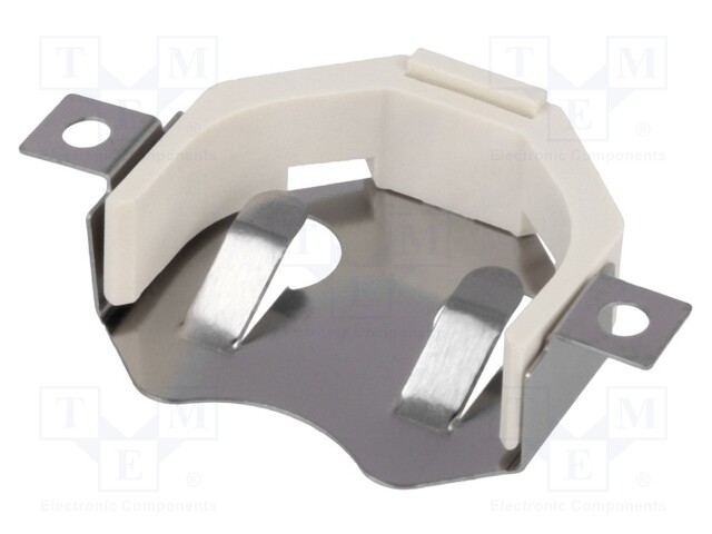 Clip; Mounting: SMT; Size: BR2032,CR2032,DL2032; Ø: 20mm; 7.5mm