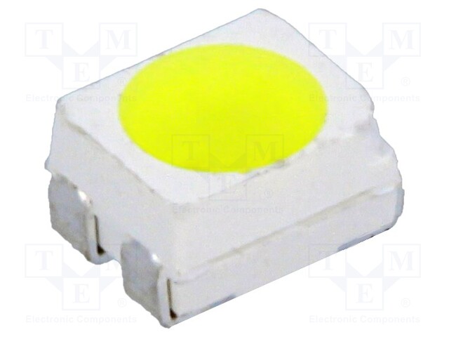 LED; SMD; 3528,PLCC2; white cold; 220÷330mcd; 8500-18000K; 120°