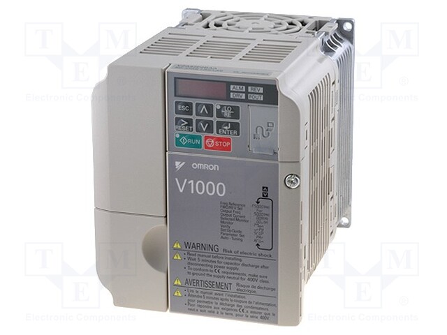 Inverter; Max motor power: 2.2kW; Out.voltage: 3x380VAC; IN: 11