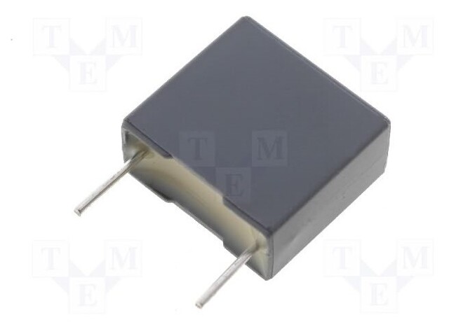 Capacitor: polypropylene; X2; 100nF; 10mm; ±20%; 13x6x12mm; 275VAC