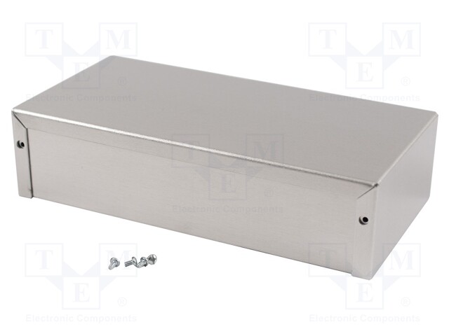 Enclosure: multipurpose; X: 102mm; Y: 203mm; Z: 51mm; 1411; aluminium