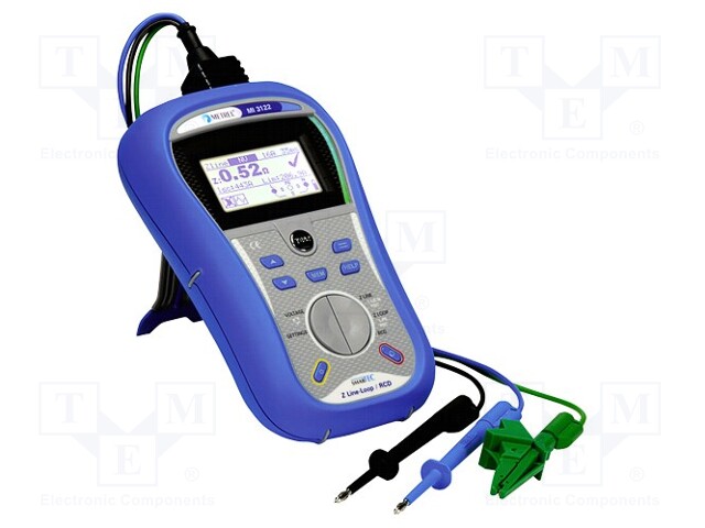 RCD tester; LCD,graphical,with a backlit; IP40