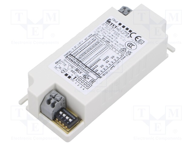 Power supply: switched-mode; LED; 5÷44VDC; 350÷725mA; 220÷240VAC