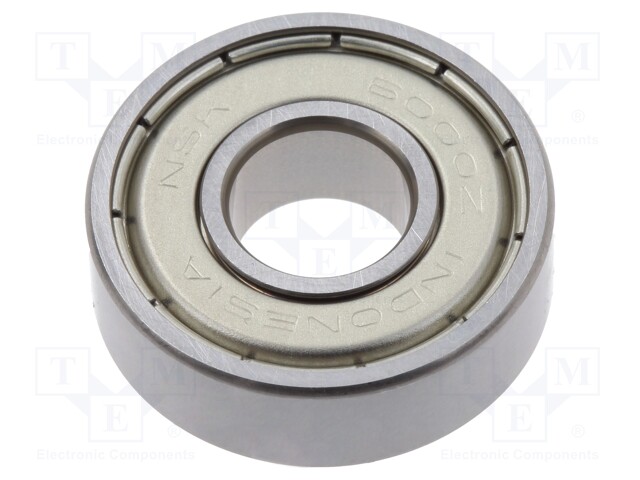 Bearing: ball; Øint: 10mm; Øout: 26mm; W: 8mm; bearing steel