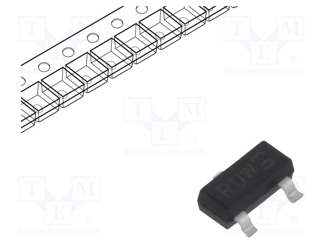 Diode: transil; 24W; 9.1V; 1.7A; SOT23; Features: ESD protection