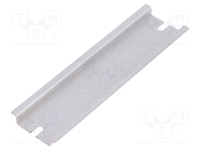 DIN rail; steel; W: 35mm; L: 122mm; ZP13513560; Plating: zinc