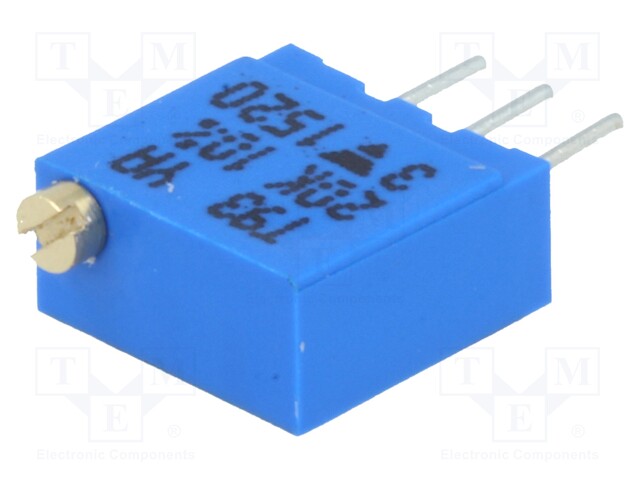 Potentiometer: mounting; multiturn; 20kΩ; 500mW; THT; ±10%; linear