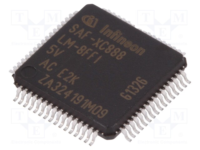 Microcontroller 8051; SRAM: 1750B; Interface: SPI x3,UART x3