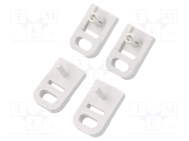 Set of wall holders; polyamide; Pcs: 4