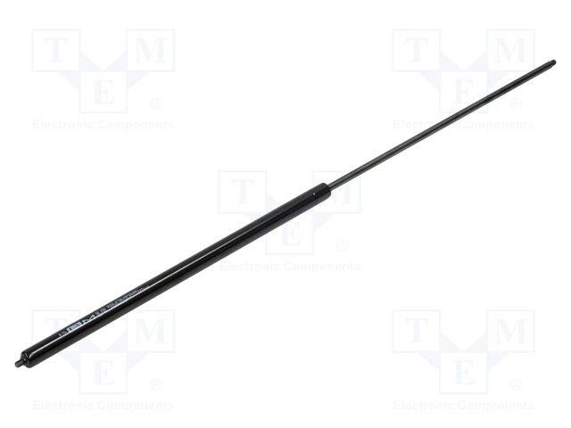 Gas spring; Thread: M8; E: 855mm; Øout: 21mm; Piston diam: 10mm; 800N