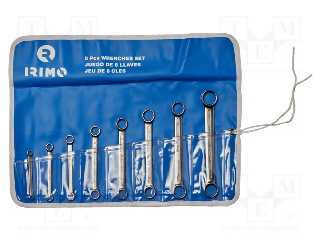 Wrenches set; combination spanner; 8pcs.