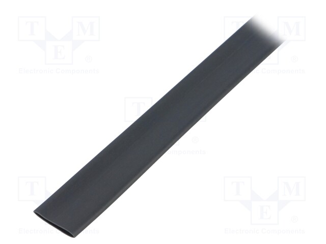 Heat shrink sleeve; flexible; 2: 1; 9.5mm; L: 10m; black