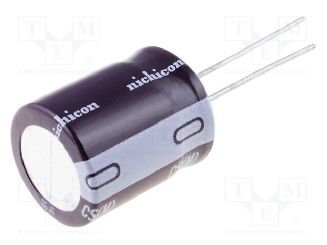 Capacitor: electrolytic; THT; 100uF; 160VDC; Ø12.5x25mm; Pitch: 5mm