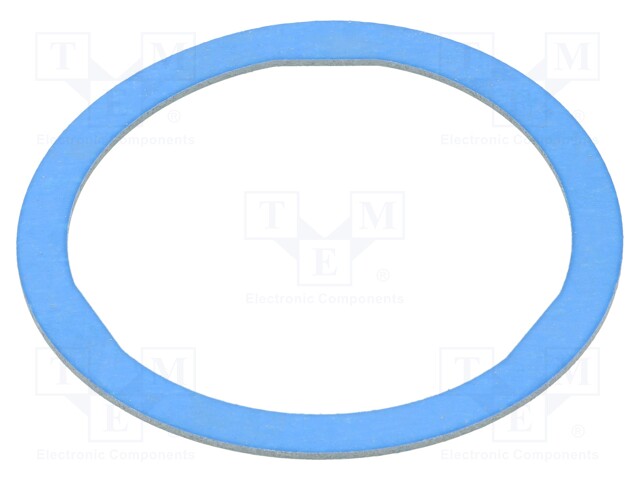 Gasket; VF; Thk: 1.6mm; Øint: 63mm; Øout: 73mm; M63; red; -50÷135°C