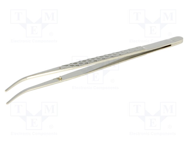 Tweezers; Tweezers len: 160mm; Blades: elongated,curved