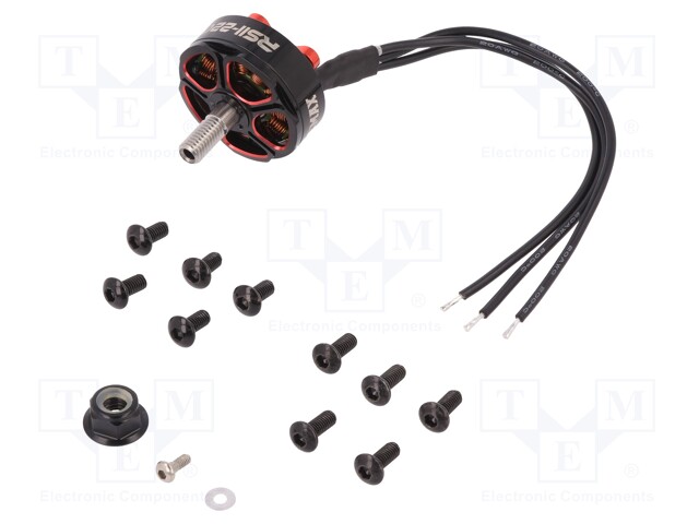 Motor: BLDC; 27g; 14.8÷22.2VDC; Series: RS; KV (V): 1700; 27.2mm