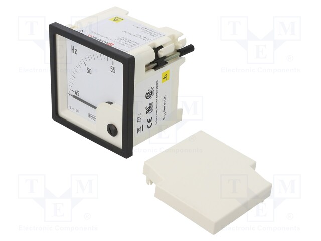 Meter: panel; analogue; 200/250VAC; Class: 0,5; 45÷55Hz; IP52; panel