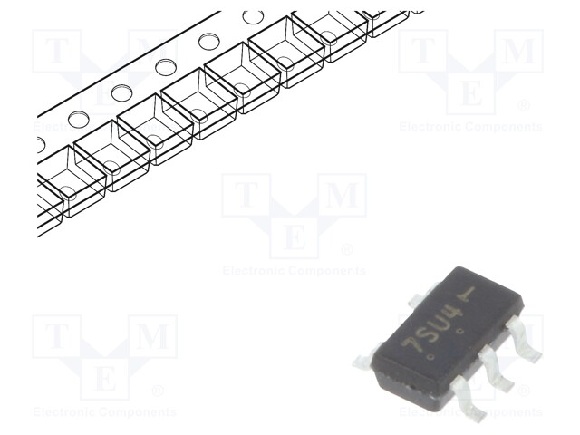 IC: digital; NOT; Channels: 1; IN: 1; SMD; SOT23-5; 2÷6VDC; -40÷85°C