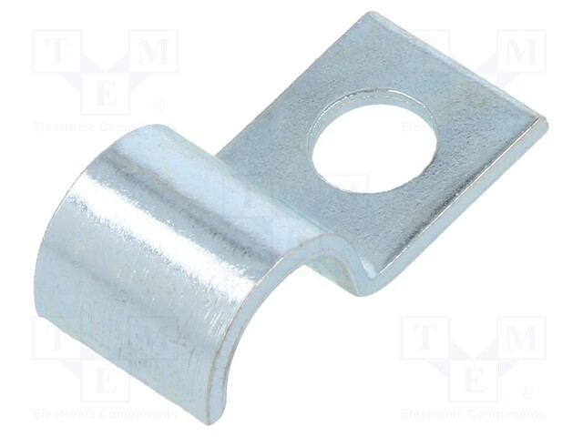 Screw mounted clamp; ØBundle : 9mm; Ømount.hole: 6mm; W: 12mm