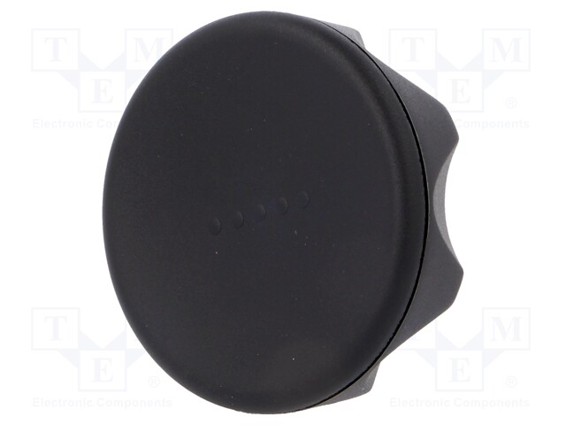 Knob; Dia: 56mm; M8; 13mm; H: 29mm; technopolymer (PA); black