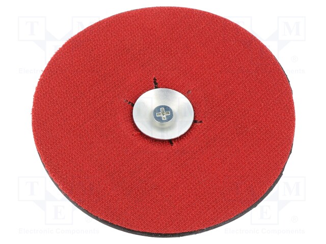 Backing pad; 125mm; Mounting: rod 6mm