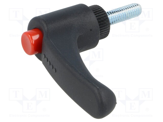 Lever; adjustable; Thread len: 20mm; Lever length: 63mm; -30÷130°C