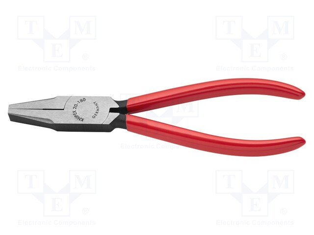 Pliers; flat; 180mm; Conform to: DIN/ISO 5745