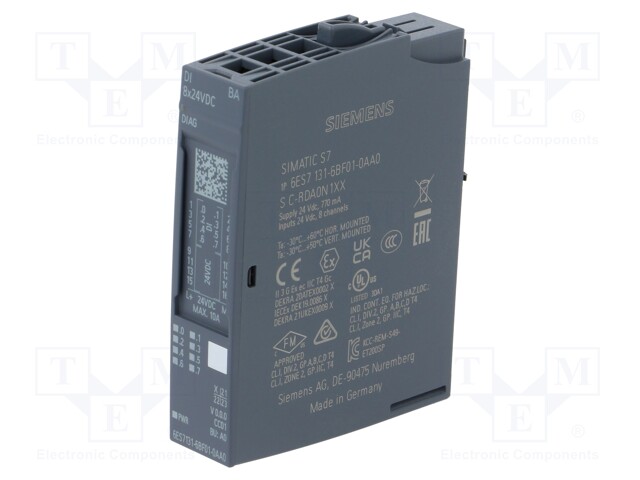 Module: in/out extension; ET 200SP