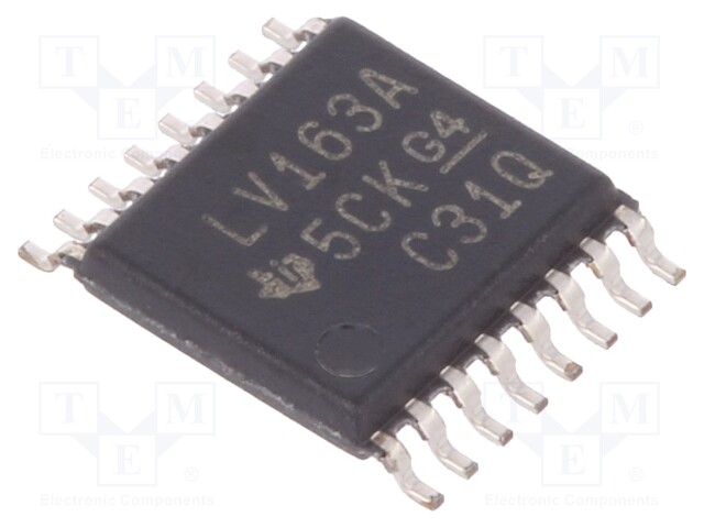 IC: digital; 4bit,binary counter,synchronous; Series: 74LV; SMD