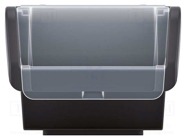 Container: cuvette; black; 490x298x210mm; TRUCK PLUS; BINEER