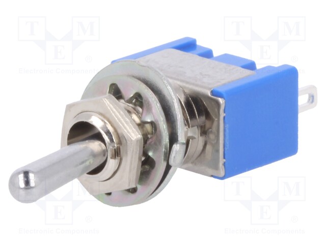 Switch: toggle; Pos: 3; SP3T; ON-OFF-ON; 6A/125VAC; -10÷55°C; 1kV