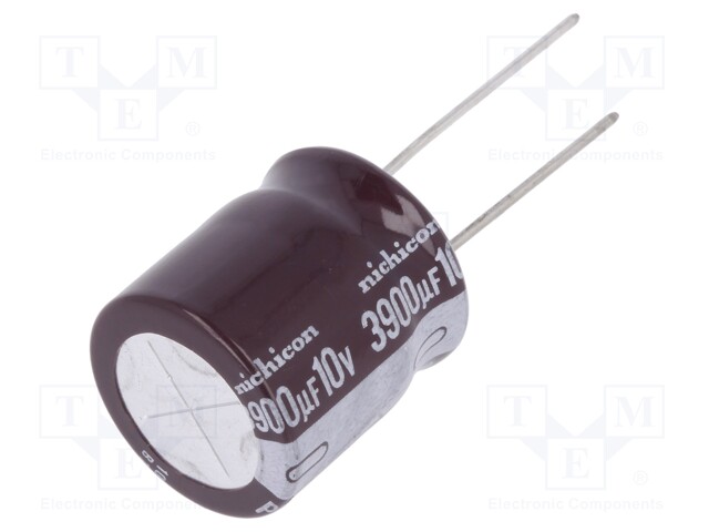 Capacitor: electrolytic; low impedance; THT; 3900uF; 10VDC; ±20%