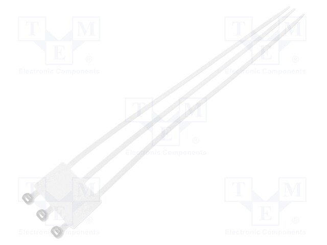 Cable tie; with label; L: 300mm; W: 4.8mm; polyamide; 220N; natural