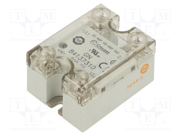 Relay: solid state; Ucntrl: 4÷32VDC; 25A; 48÷660VAC