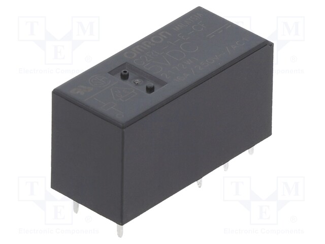 Relay: electromagnetic; SPDT; Ucoil: 5VDC; 16A/250VAC; 16A/24VDC