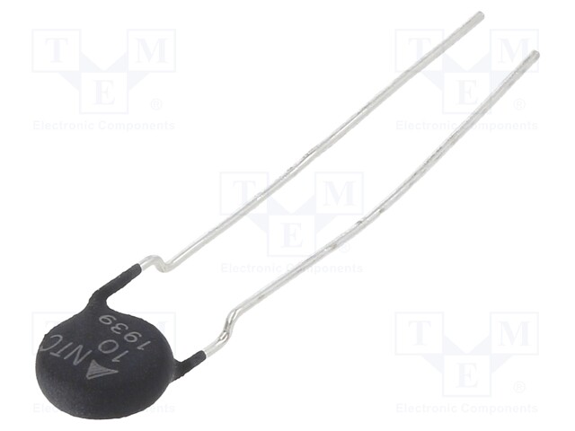 NTC thermistor; 10Ω; ±20%; THT; 2800K; Pitch: 5mm