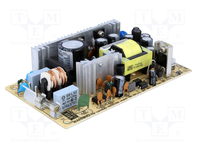 Power supply: switched-mode; 43.5W; 120÷370VDC; 90÷264VAC; OUT: 3