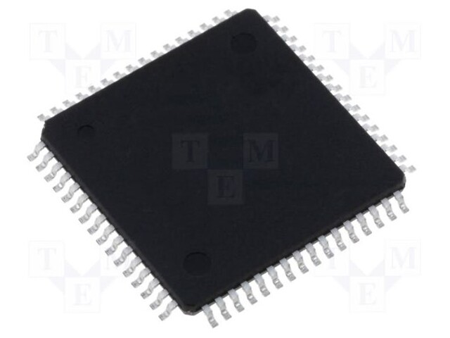 IC: PIC microcontroller; Memory: 128kB; SRAM: 3kB; EEPROM: 1kB; SMD