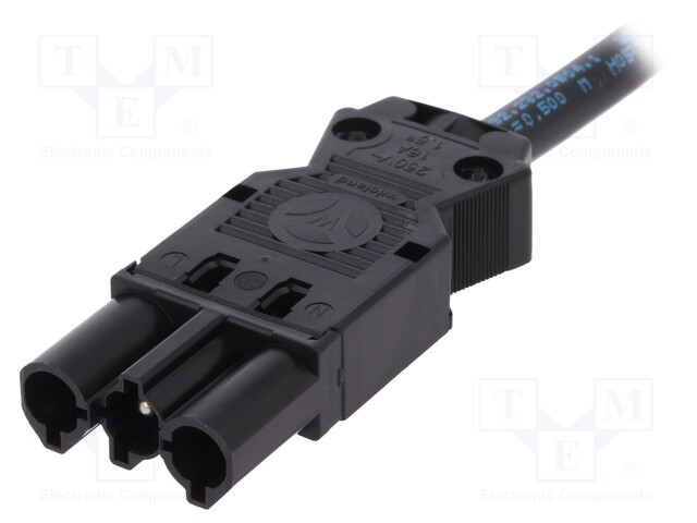 Connector: pluggable terminal block; cables; male; GST18; 1.5mm2