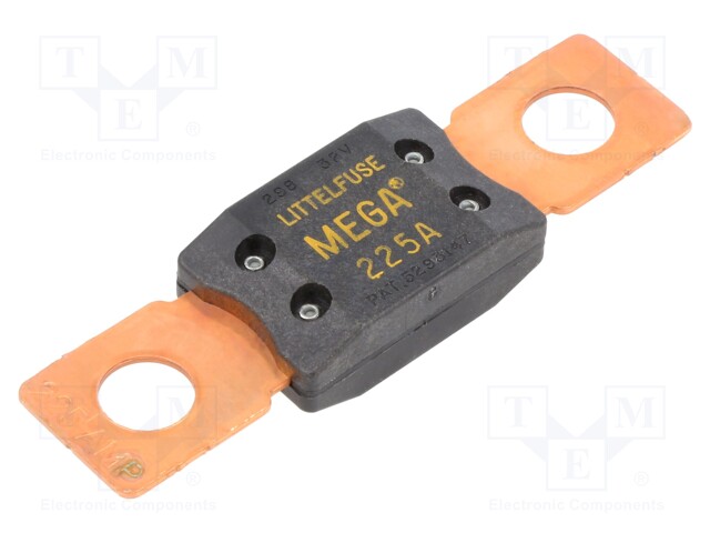 Fuse: fuse; 225A; 32VDC; 68,6mm; MEGA; Break.cap: 2000A/32VDC