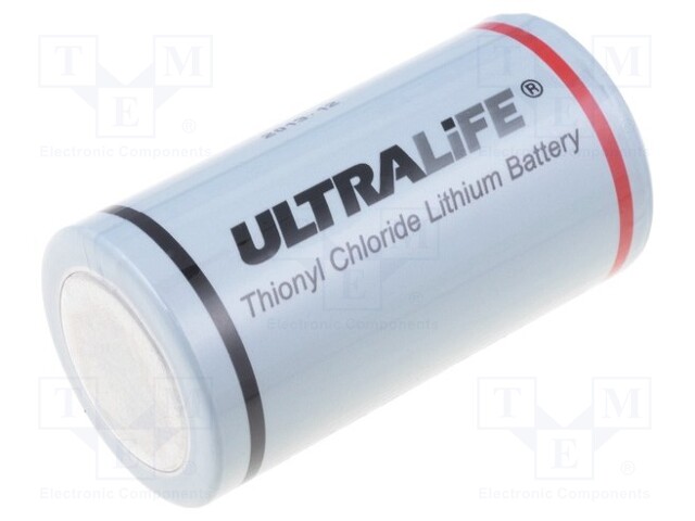 Battery: lithium; 3.6V; C; Ø26.2x50mm; 6500mAh
