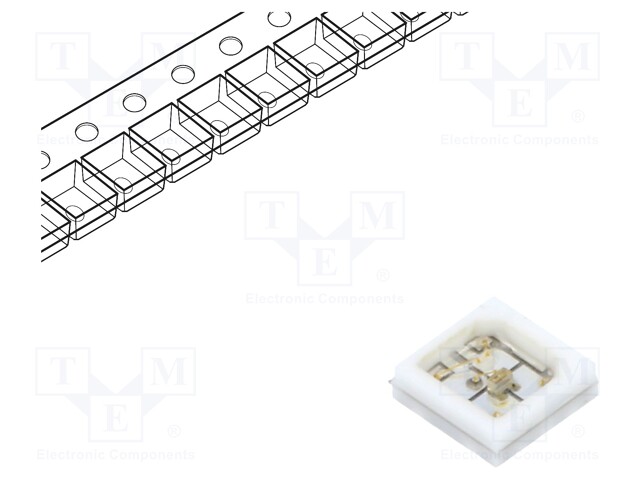 Power LED; UV-A,UV-C; 120°; 30mA; Pmax: 300mW; 3x3x0.9mm