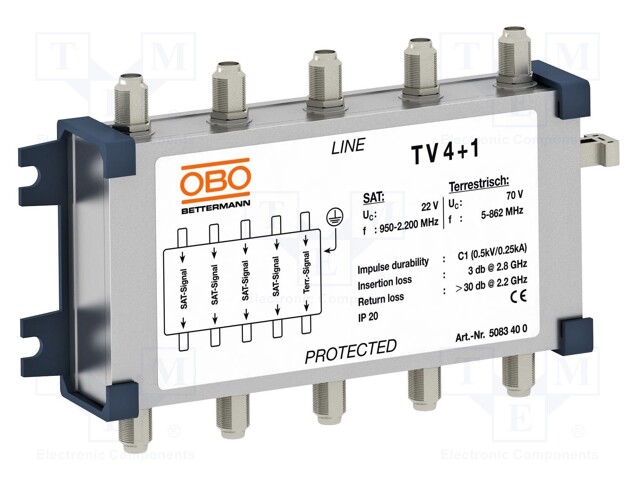 Surge arrestor; Mounting: DIN; IP20