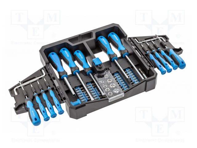 Kit: screwdrivers; 63pcs.